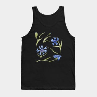 set of blue flowers_4 Tank Top